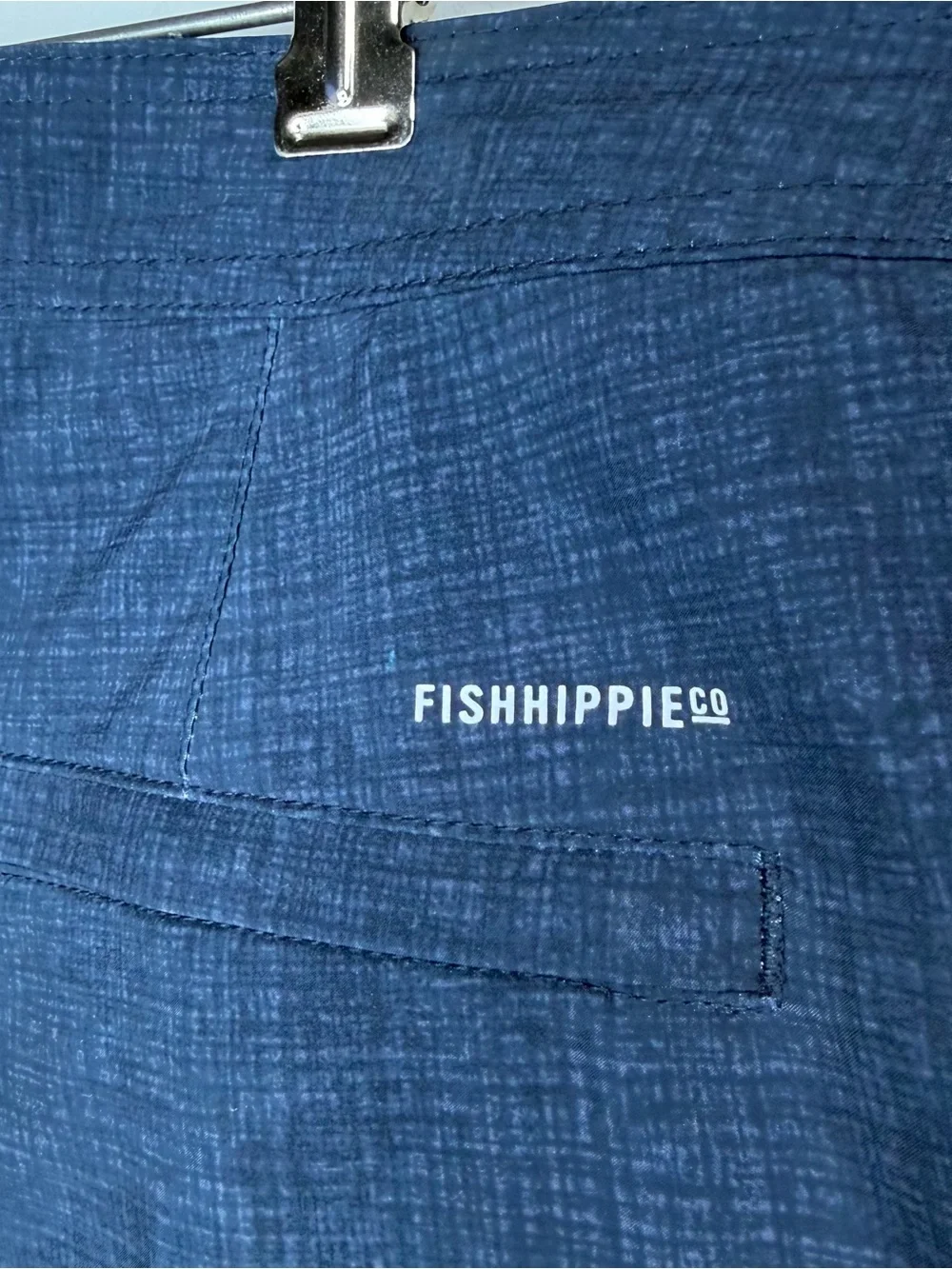 Fish Hippie Co Dunetopper Men's Blue Striped Board Short Size 36